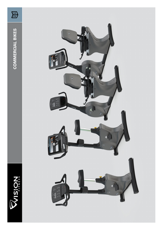 VISION FITNESS Models U60,R60, U600E and R600E  Commercial Bikes Owners Guide Rev 1.0D 2019