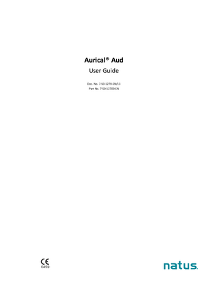 Aurical Aud User Guide April 2021