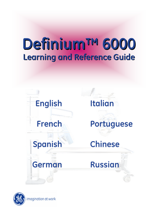 Definium 6000 Learning and Reference Guide March 2007