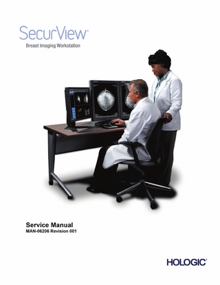 SecurView DX/RT Workstation Installation and Service Manual Rev 011 Oct 2019