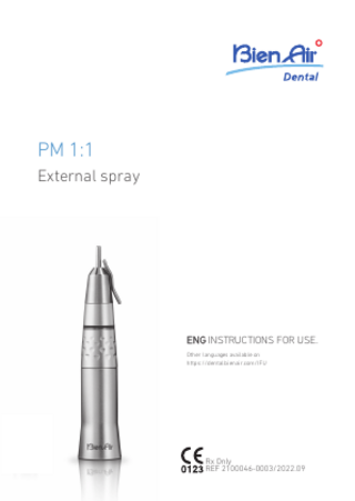 PM 1:1 External Spray Instructions for Use Sept 2022