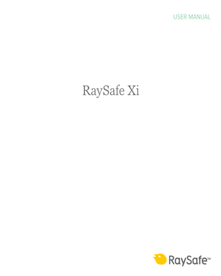 RaySafe Xi User Manual Oct  2018