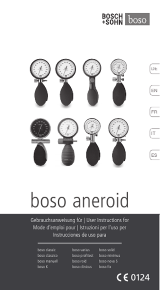 boso series aneroid User Instructions Oct 2022
