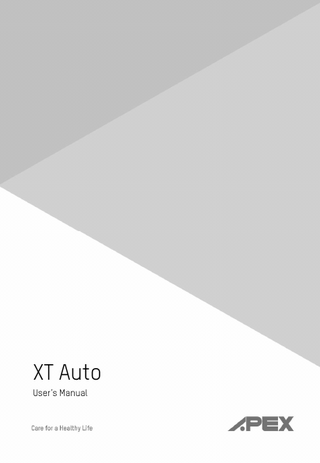 XT Auto Model 9S-005720 Users Manual V1.9