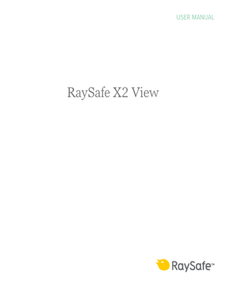RaySafe X2 View  Analyzer User Manual April 2016