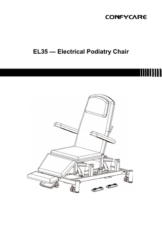 EL35 Podiatry Chairs Instructions V.01 2022
