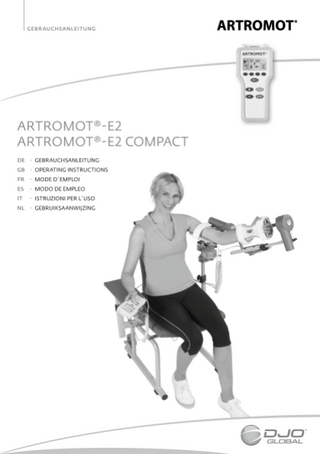 ARTROMOT-E2 and E2 COMPACT Operating Instructions REV 03/03 March 2012
