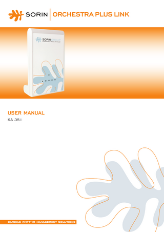 ORCHESTRA PLUS LINK  User Manual Oct 2014
