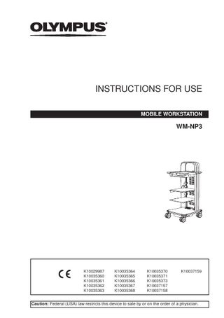 WM-NP3 MOBILE WORKSTATION Instructions for Use Sept 2020
