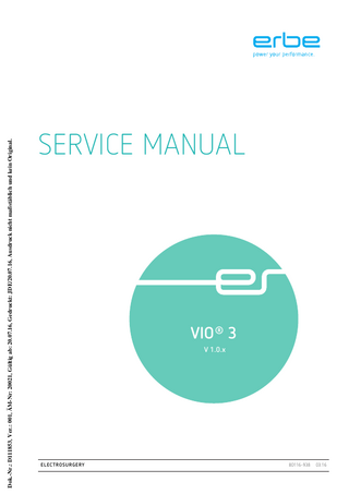 VIO3 Service Manual V1.0x March 2016