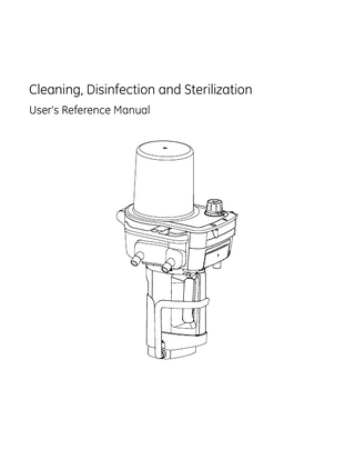 Carestation 600 Series Breathing System Cleaning and Sterilization Users Reference Manual