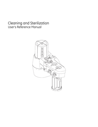 GE Aisys Advanced Breathing Systems ABS Cleaning and Sterilization Users Reference Manual
