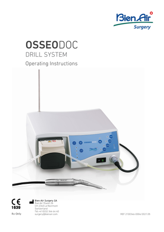 OSSEODOC Operating Instructions May 2021