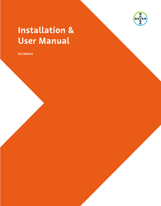 Installation & User Manual ISI2 Module  