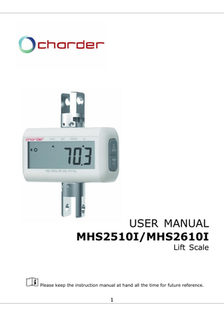MHS 2510 I and 2610 I User Manual Rev XXX June 2020