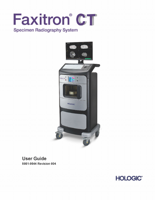 Faxitron CT User Guide Rev 004 July 2021