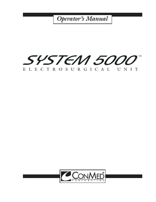 System 5000 Operators Manual Rev W  2013