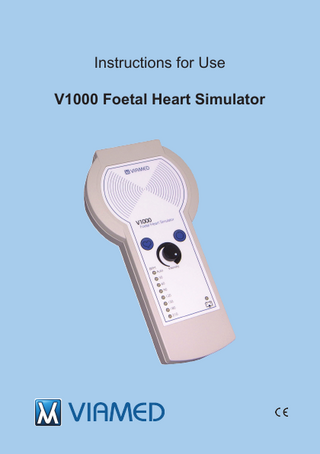 Instructions for Use V1000 Foetal Heart Simulator  