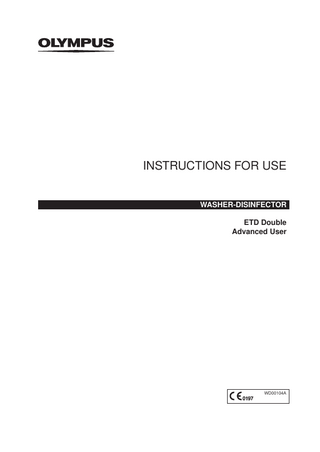 ETD Double Advanced User Instuctions for Use