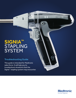 Medtronic Signa Troubleshooting Guide