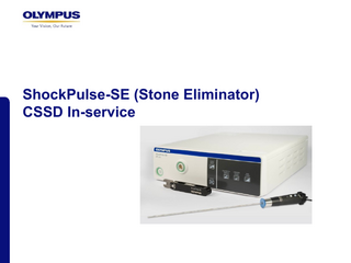 ShockPulse-SE Lithotripsy System In-Service 