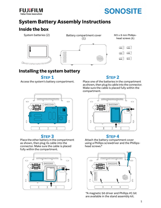 System Battery Assembly Instructions 