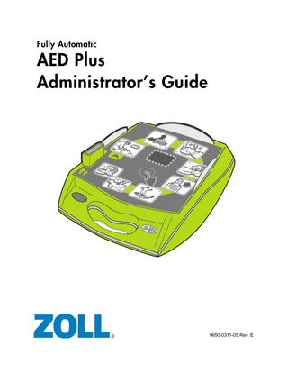 AED Plus Administrator's  Guide Rev E