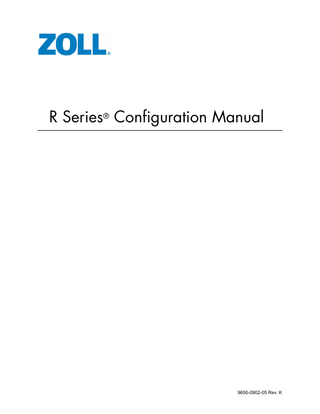 R Series Configuration Manual Rev K