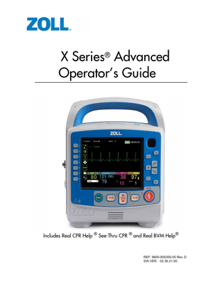 X Series Operators Guide Advanced Rev D