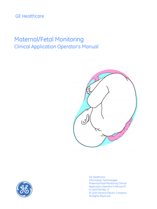 Corometrics Maternal / Fetal Monitoring Clinical Application Operators Manual Rev G