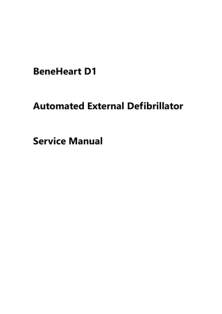 D1 Service Manual Ver 5.0