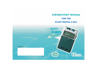 EV807 Instruction Manual V1.1