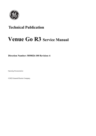 Venue Go R3 Service Manual Rev 6