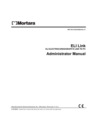 ELI Link Administrator Manual Rev C1