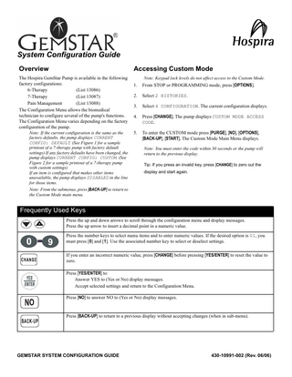 Gemstar System Configuration Guide
