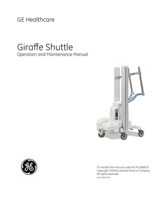 Giraffe Shuttle Operation and Maintenance Manual