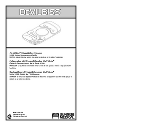 Humidifier Heater A 9200 RevA Instruction Guide