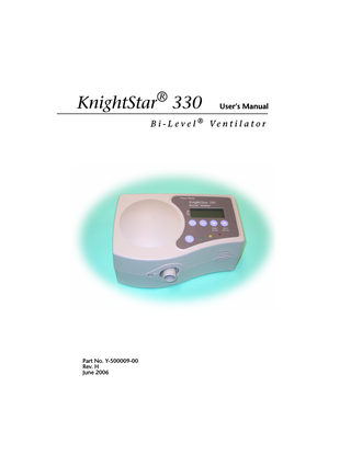 KnightStar 330 User Manual Rev H