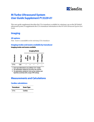 M-Turbo User Guide Supplement P13329-01C