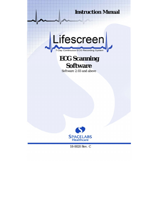 Lifescreen Instruction Manual Rev C