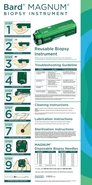 Magnum Biopsy Troubleshooting Guide 0602-28