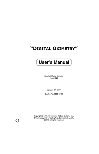 Model 512 Users Manual