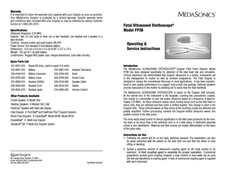 Model FP3B Operating & Service Instructions Rev Aug 2002