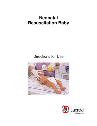Neonatal Resuscitation Baby Directions for Use Rev A