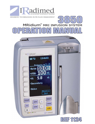 MRidium 3850 Operation Manual Release 3A Aug 2006