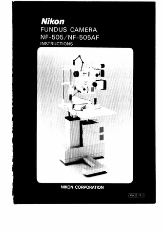 NF-505 and NF-505AF Instructions