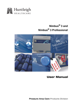 Huntleigh Nimbus 3 and Nimbus 3 Professional User Manual