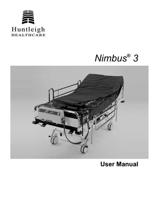 Huntleigh  H E A LT H C A R E  Nimbus 3 ®  User Manual  