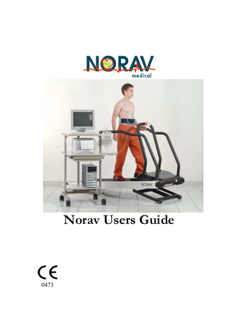 Norav Users Guide For Models S- M and B software versions 5.0x