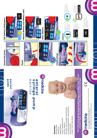 P700 enternal syringe pump pocket guide